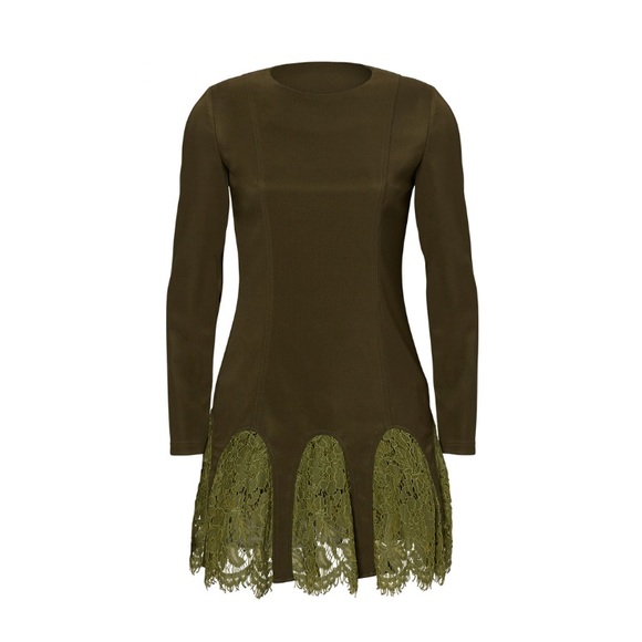 Army Green Dessert Paradise Dress - Picture 1 of 4